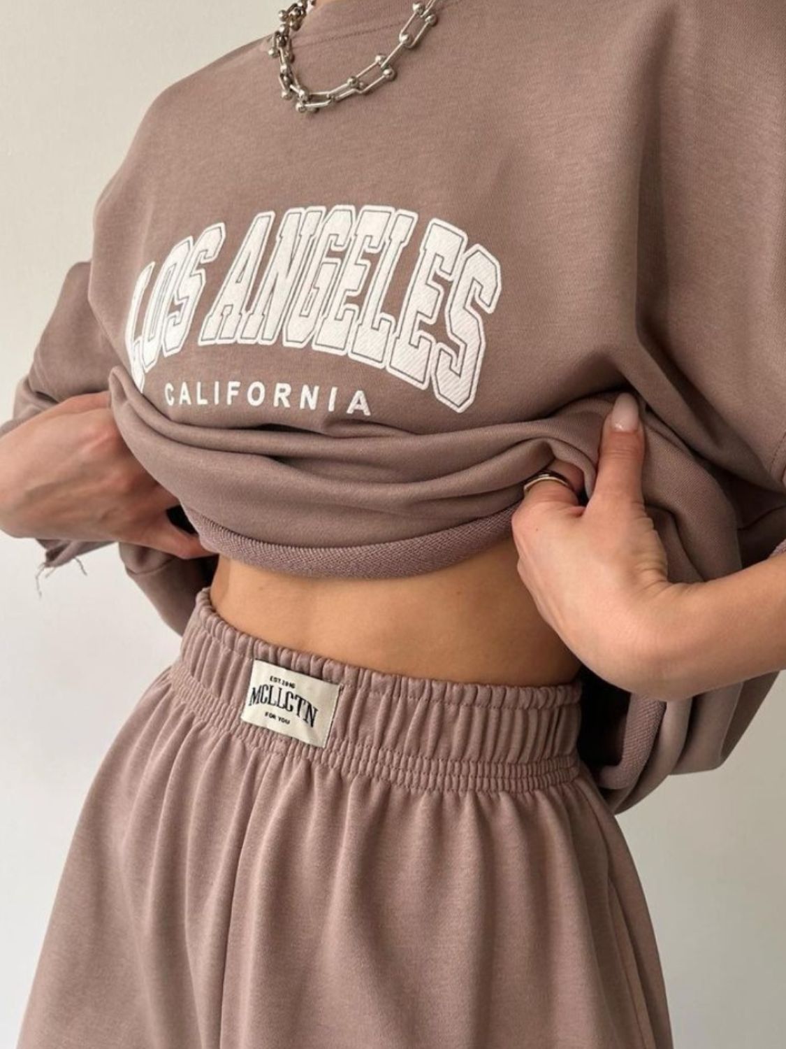 LOS ANGELES CALIFORNIA Graphic Sweatshirt and Sweatpants Set (Copy)