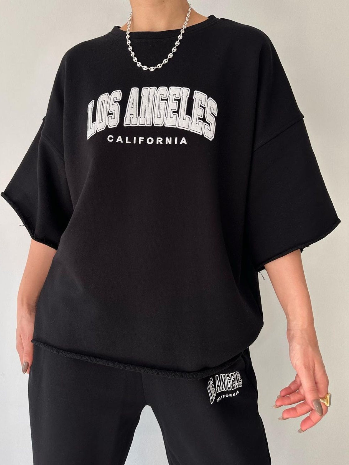 LOS ANGELES CALIFORNIA Graphic Sweatshirt and Sweatpants Set (Copy)